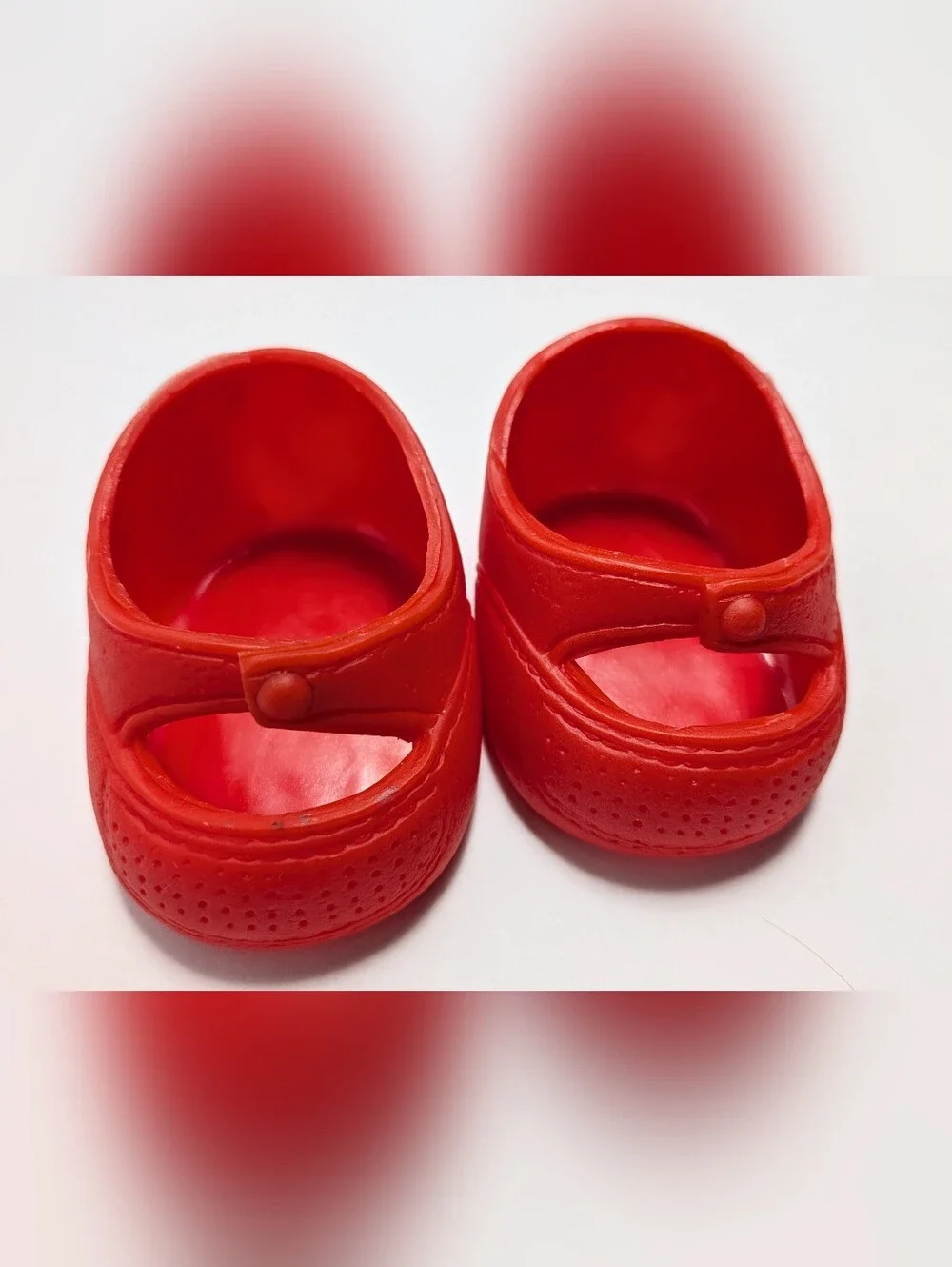 Vintage *Fit* Cabbage Patch Kids Doll/Clothes: Red Maryjane Shoes